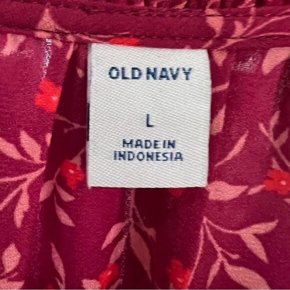 Old Navy Georgette ruffle swing dress size large NWT - Picture 12 of 13